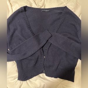 brandy melville navy cardigan